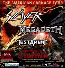 The American Carnage Tour featuring Slayer and Megadeth